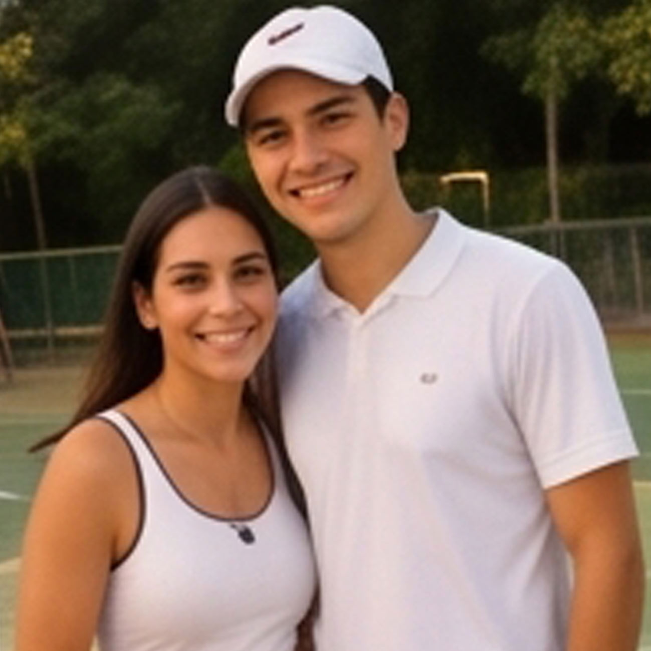 Comienzo jugando tenis